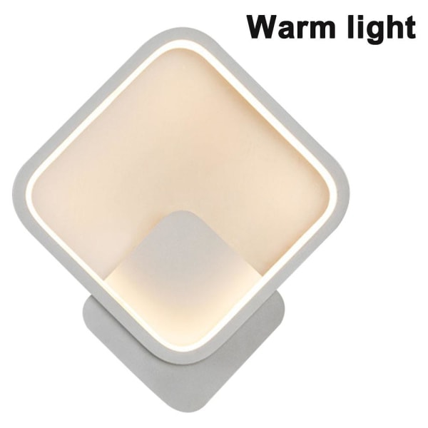 Væglampe Indendørs Led Kvadratisk Væg Spotlight 12w Til Stue Soveværelse Gang Trappegang Sengelampe Soveværelse Dekoration Hvid Stil 1 White Style 1