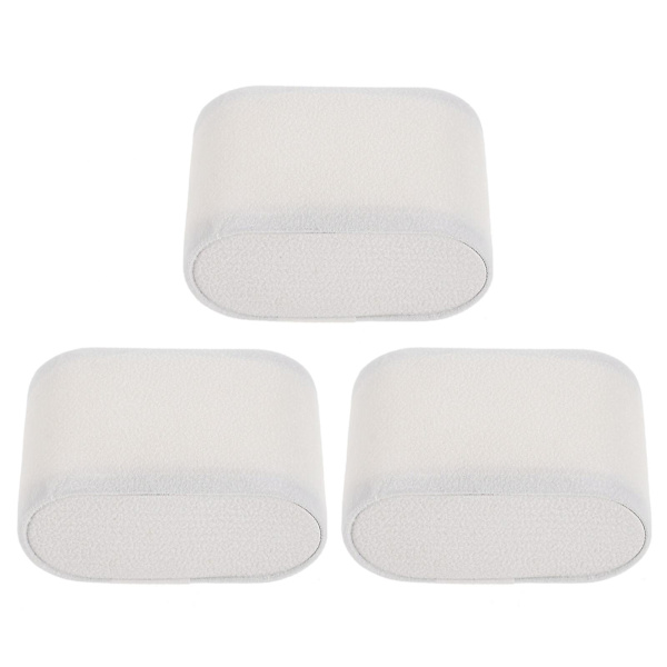 3 kpl Pieni kellotyynyn pehmuste kellonäyttölaatikkoon Korujen säilytyskotelo Valkoinen 7,5X5CM