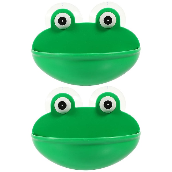 2 stk Sugkopp Reptil Stativ Amfibie Kjæledyr Hvileplass Dekorativ Reptil Habitat Grønn 13x9.7cm Green 13x9.7cm