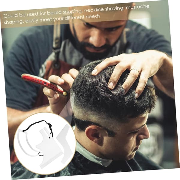 Beard Hairline Guide Shaping Tool Kit Neckline Trimming Template Moustache Shaping Tool