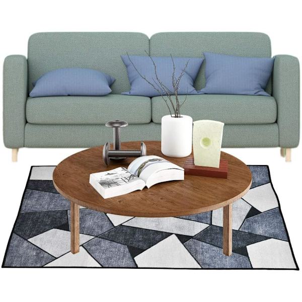 60x90cm Liukumaton Ovikäytävämatto Konepesu, Imuva ja Kestävä, Ovikäytävämatto Makuuhuoneeseen, Olohuoneeseen, Käytävään, Keittiöön