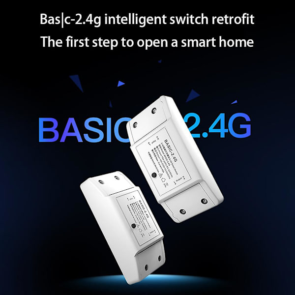 Bluetooth 2.4g Modificerede Dele Kan Styres Via Mobil App Og Fjernbetjening Hvid
