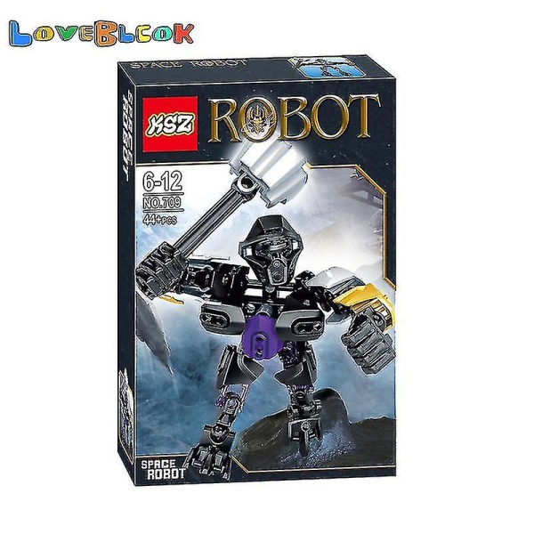 Mini Earth Protector Actionfigur Robot Byggeklosser Lekesett Barn Gutter Julergave Bursdagsgave 44stk/Sett Med Original Eske