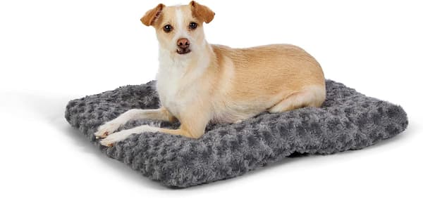 Maskintvättbar Hundkudde, Grått Spiralmönster, (43*30cm, Mörkgrå)