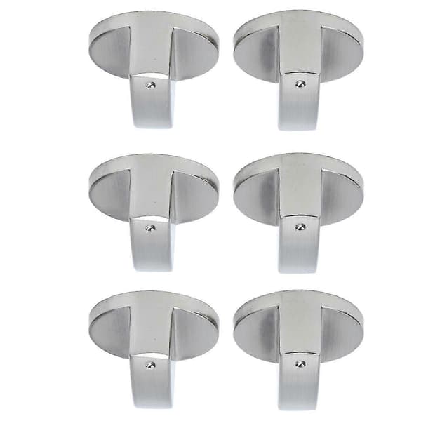 6 Pieces 8mm Rotary Knobs Zinc Alloy Control Knobs Replacement for Kitchen Stove Gas Cooktop Microwave Oven