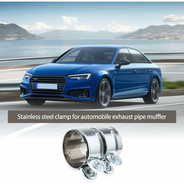 1 pc Exhaust Pipe Guard, Muffler, Double Clamp, Pipe Connector, 1