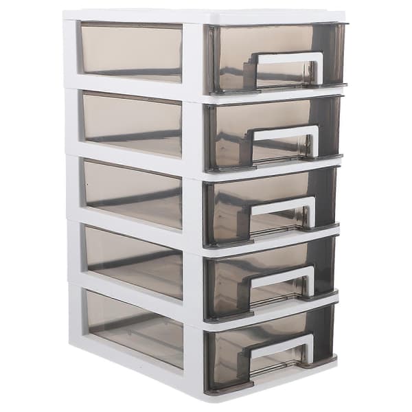 Multilayer Desktop Drawer Organizer Table Transparent Storage Box Household Small Cabinet