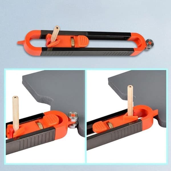 Precision Contour Marking Tool, Angle Measuring Profile Duplicator for Woodworking
