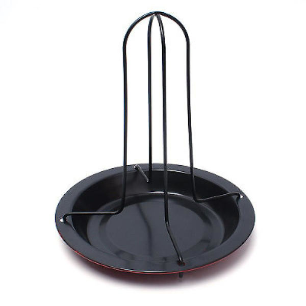 Kycklinggrill för ugn, Höjd: 19cm, Rostfritt stål/stål, Svart