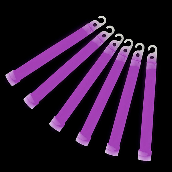 Glødestikker Partypakker 12 stk - Ultra Lyse Glødestikker 6 tommer Mega Partypakke - Glød i mørket UV Neon Lys Glødestikker Party (rosa (15cm)