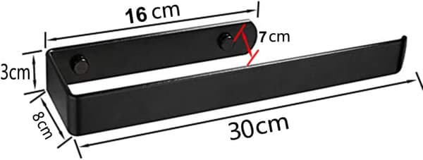 Paper Towel Holder, Kitchen Paper Roll Holder, Under Cabinet Kitc
