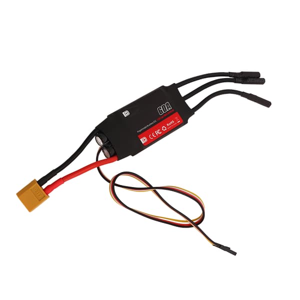 Højtydende 60A Børsteløs Motor ESC til RC Fastvinget Drone