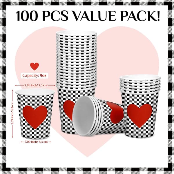 100 stk. bryllupsutstyr engangsfest for forlovelse