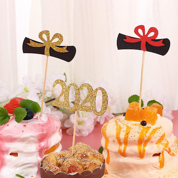 Mustat Kakkujuhlat Cupcake-Koristeet Piirretty Cupcake-Koristeet NumerokyltitM