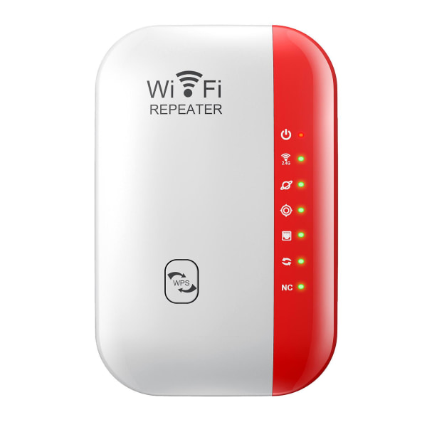 300mbps Mini Wifi Booster SupportFlere enheder Grundlæggende internetapplikationerRødEU Red EU