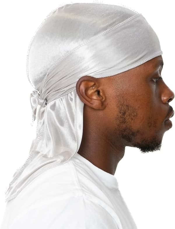 Durag do-rag dew-rag doo-rag Vit hvid Vit white