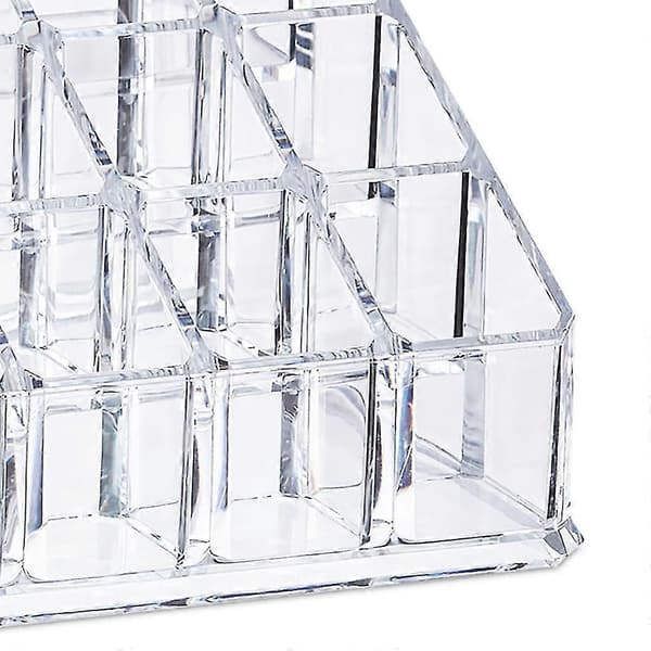Gennemsigtig makeup-organizer, kosmetikopbevaring til makeup, læbestiftholder akryl, standard