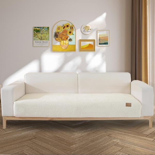 Stretch sofföverdrag för 3-sits soffa - Sofföverdrag - hörnöverdrag - 1-2-3-4 sits soffa - L-formad - sammet - soffskydd - halkskydd - överdrag ...