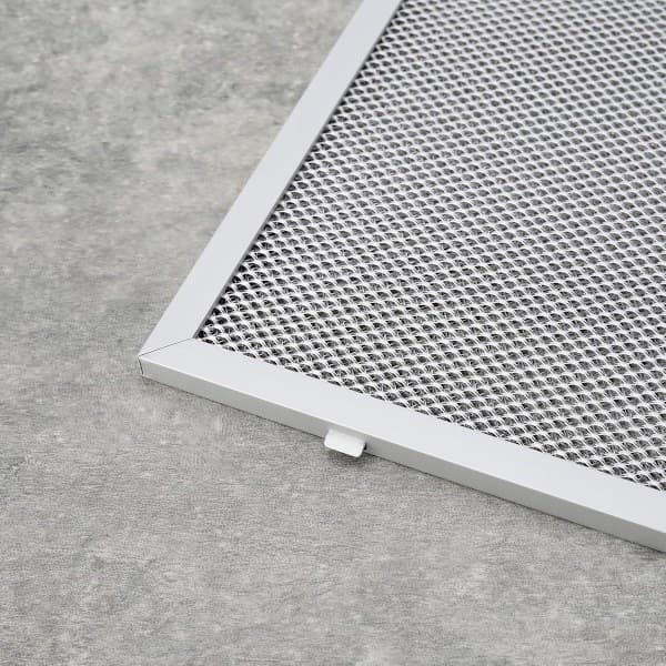 2-delt fedtfilter i aluminiumnet til emhætte 260 x 230 mm, køkkenventilationsfilter