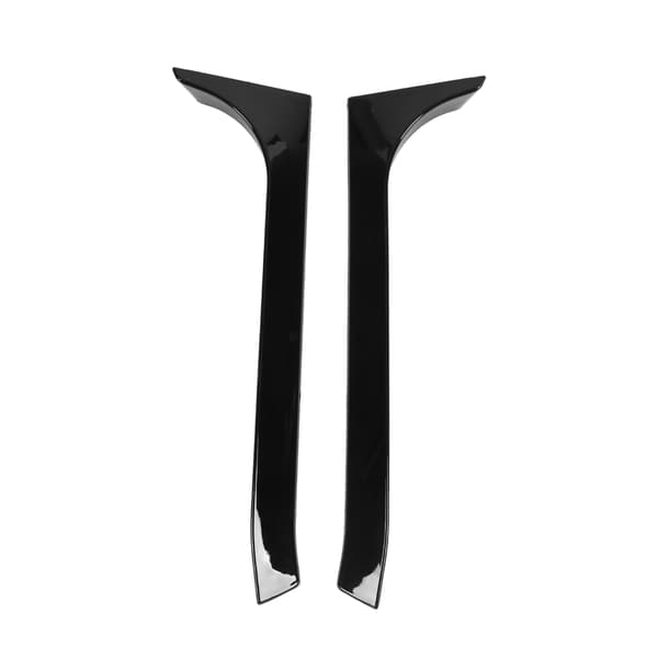2nd REAR WINDOW Side Spoiler Gloss Black Left Right ABS Heat Resistant Replacement for GTR 2008-2013