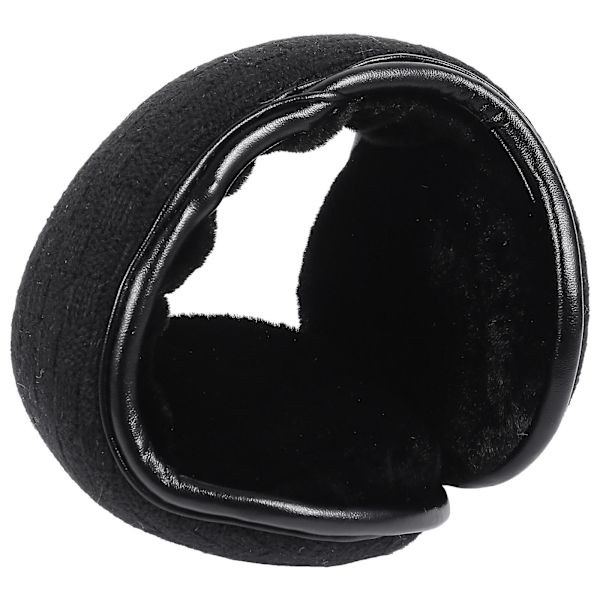 Vindtäta Varma Öronmuffar Plysch Öronmuff Öronskydd Vinter Öronmuff (svart) Svart14X13.5cm