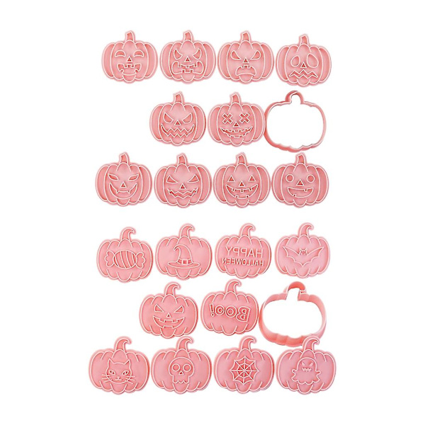 20-pack Pumpaformade Artisan Pajformar Mini Kakformar Degpressverktyg