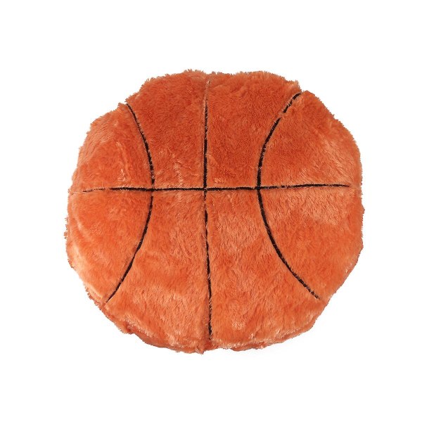 1 stk Sportstil Pute Kort Plysj Leke Sofa Kastepute Basketdesign Leke Festgave For Hjem 35cmOransje35*35cm Orange 35*35cm