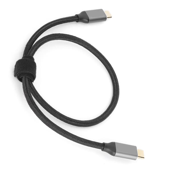 USB 3.1 Dobbel Hodet 100W USB C til USB Type C Hannkabel USBC PD 5A Hurtigladerledning 0,5m
