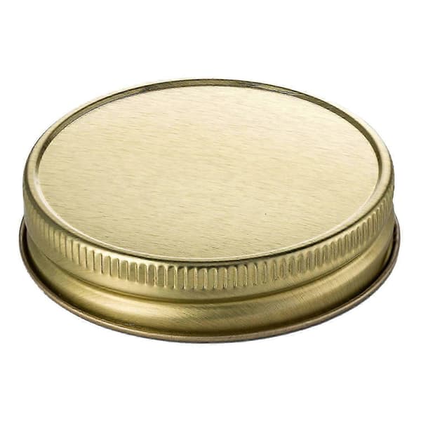 24-pakning Mason Jar Lock Täta säkra Mason Storage Solid Caps (Gull)