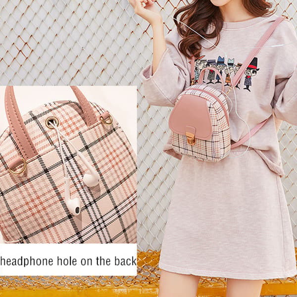 Small Backpack, Mini Backpack for Women with Large Capacity 19 Inches Elega