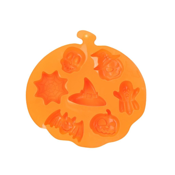 Pyöreä leivonnainen keksimuotit Kurpitsa Kallo Lepakko Muotoinen Fondant Kakku Kakku DIY Tarvikkeet Pyöreä