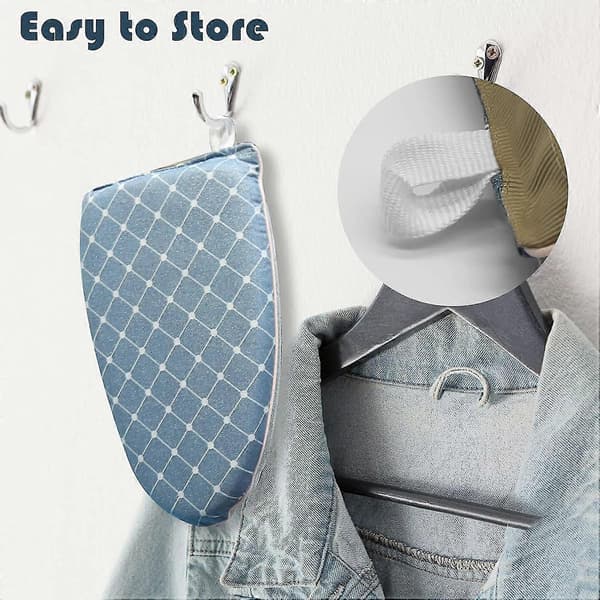 Steam Iron Glove, Steam Iron Mitten Handheld Ironing Board with Finger Loop