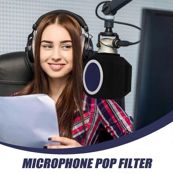 C5 Universal Studio Microphone Screen Live Recording Microphone Anti-Interference Noise Reduction Windshield