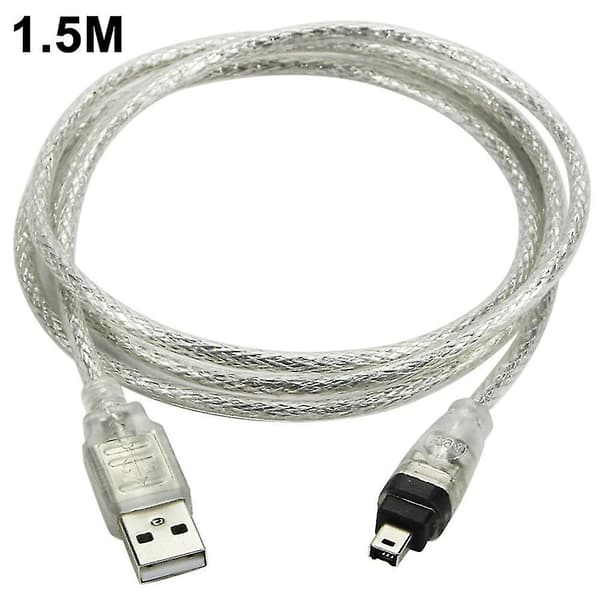 USB-kabel hann til Firewire hunn til Mini 4-pin til Firewire-adapter