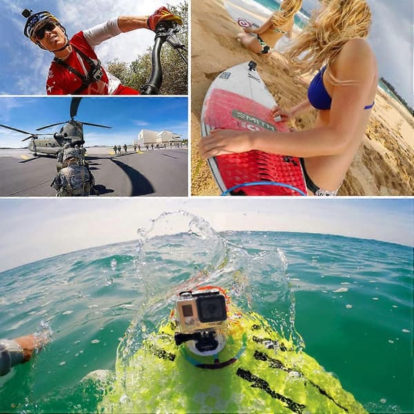2 STK/Pakke PULUZ PU149 Quick Release Spænde Mount til GoPro Hero 5/5 Session/4 Session/4/3+/3/2/1