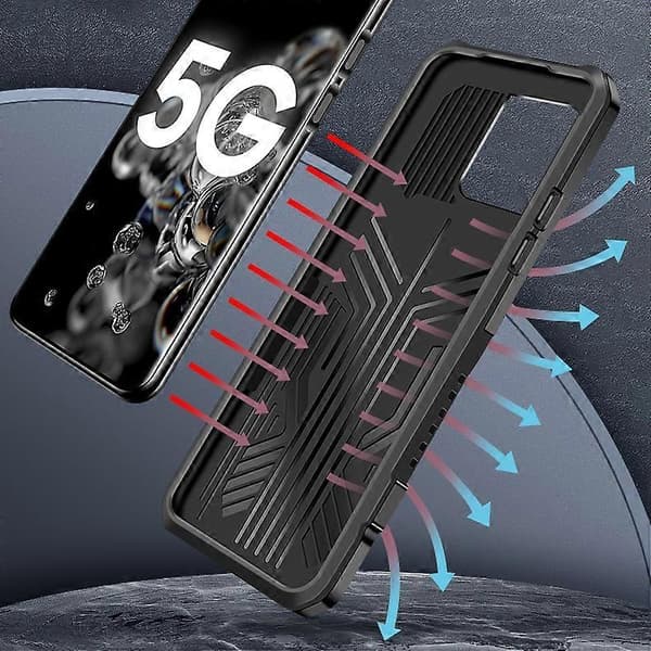For Samsung Galaxy S21+ 5G Machine Armor Warrior Shockproof PC + TPU Protective Case (Black)