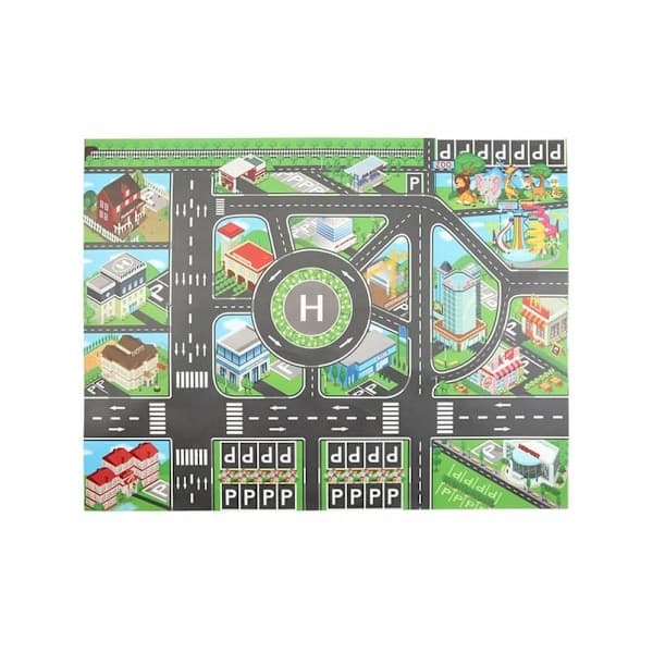 Legetæppe til børn, bylegetæppe, billegetæppe, læringsgaver