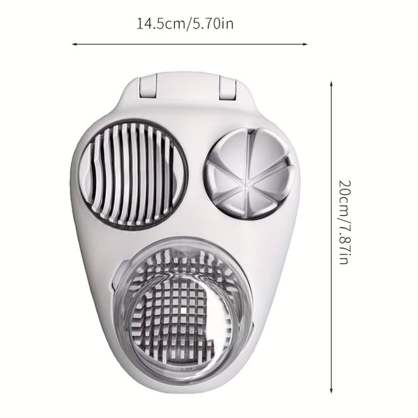 Heavy Duty Manual Egg Slicer, Divider, and Dicer, Multifunctional Round Blade for Omelets, Salads, Breakfast, Kitchen Tool