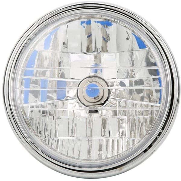 Motorcycle Headlight, Retro Motorcycle Headlight Suitable for CB400/Hornet 250/VTEC (Clear Lens)