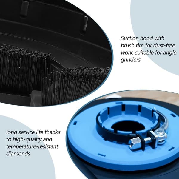 230 mm angle grinder with dust extraction, mini angle grinder, disc grinder, dust extraction housing, 230 mm grinder
