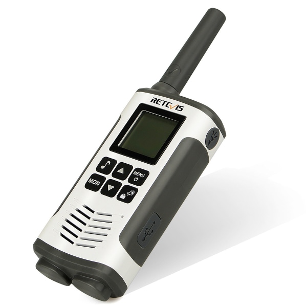 Walkie Talkie, uten lisens Profesjonell Walkie Talkie, USB-ladbare Kanaler og Koder Walkie Talkie (1 stk)