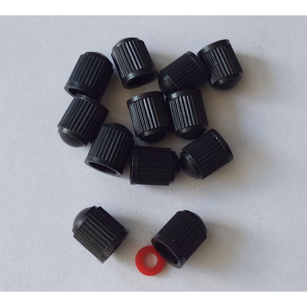 Venttiilin korkki, 10 kpl, Pyörän venttiilin korkit, Auton venttiilin korkki, Moottoripyörän venttiilin korkki, Auton renkaan venttiili, Auton venttiilin korkki