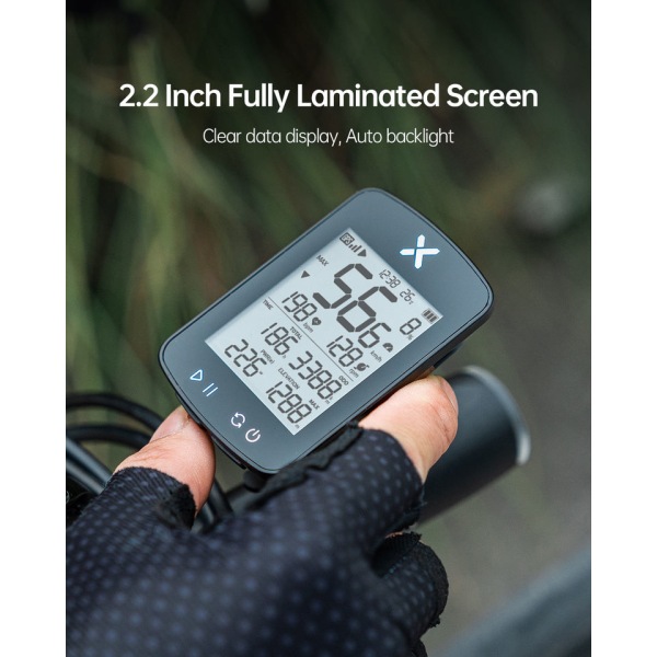 Cykeldator Trådlös GPS, Vattentät Cykeldator GPS Hastighetsmätare med  automatisk bakgrundsbelysning, 1,2 tums display 2d48 | Fyndiq