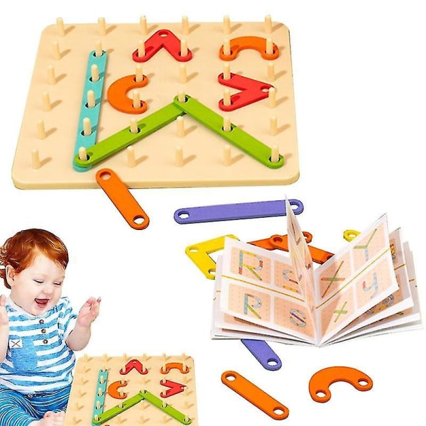 Alphabet and Number Building Activity Set Kids Alphabet and Geometry Stacking Block Toys Preschool Learning Toys