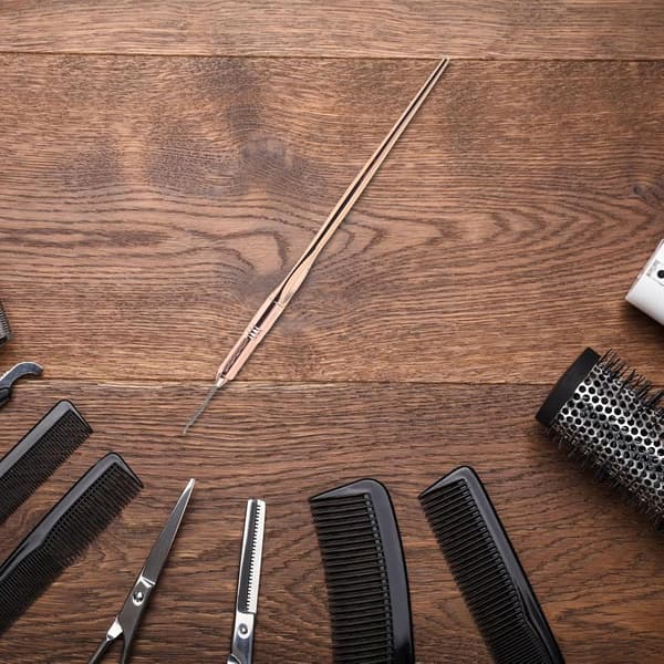 Hair Loop Crochet Hooks Set with Handle and 3 Metal Micro Braid Hooks