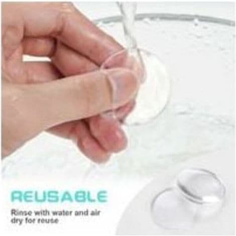 Self-Adhesive Silicone Wall Door Stops - 12-Piece Set for Kitchen, Bathroom, and Office Cabinets - ULISEM