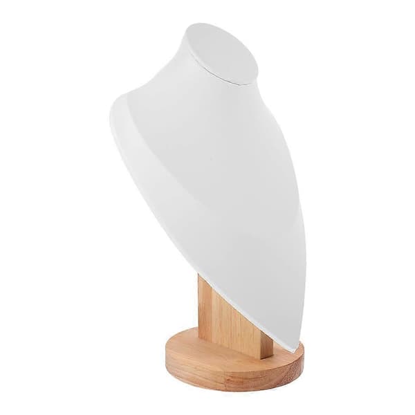 Halskædeholder Smykkeorganisator Mannequin Displaystativ Hvid[DB]