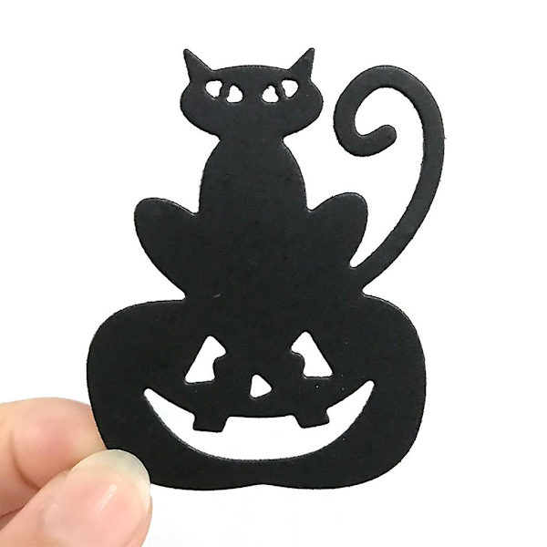 Halloween Pumpa Metallstansmall för DIY Scrapbooking Album Papperskort Mall Stansning Hantverk Dekoration