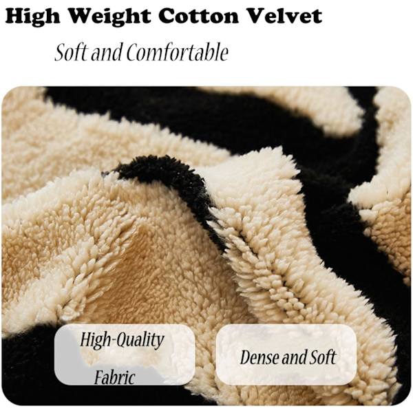 Stretch Headboard Cover, Thickened Plush Headboard Protector, Soft Headboard Cover (Light Brown, 160cm)