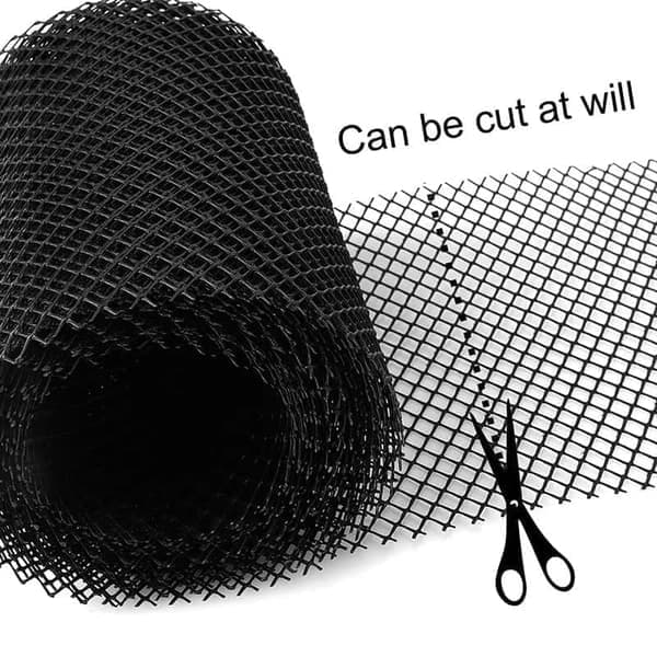 Gutter guard / Gutter protection - Leaf guard for gutter net 6 meters long, prevents clogging